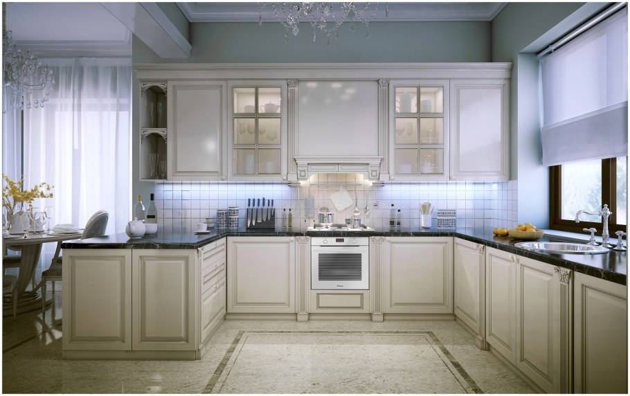 Кухонный гарнитур с островком