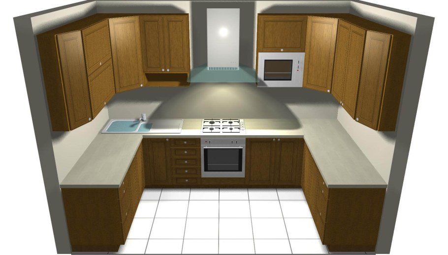 Г образная кухня