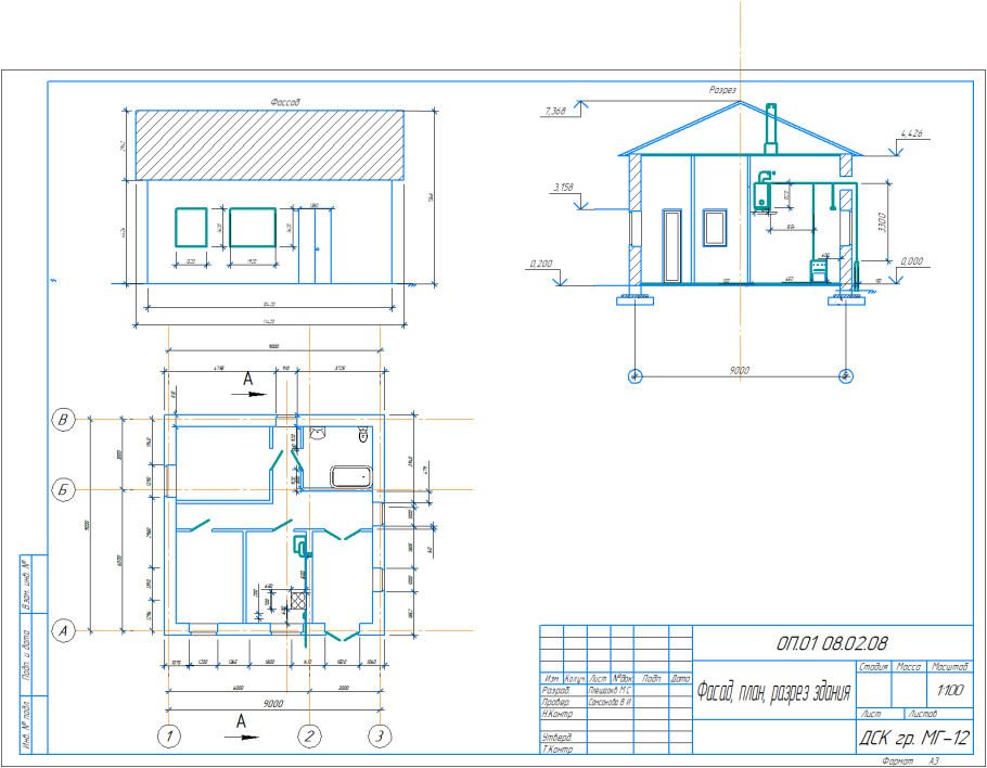 Узлы стен каркасного деревянного дома