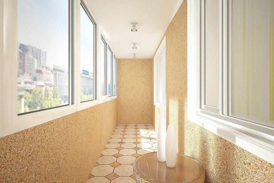 Отделка лоджии