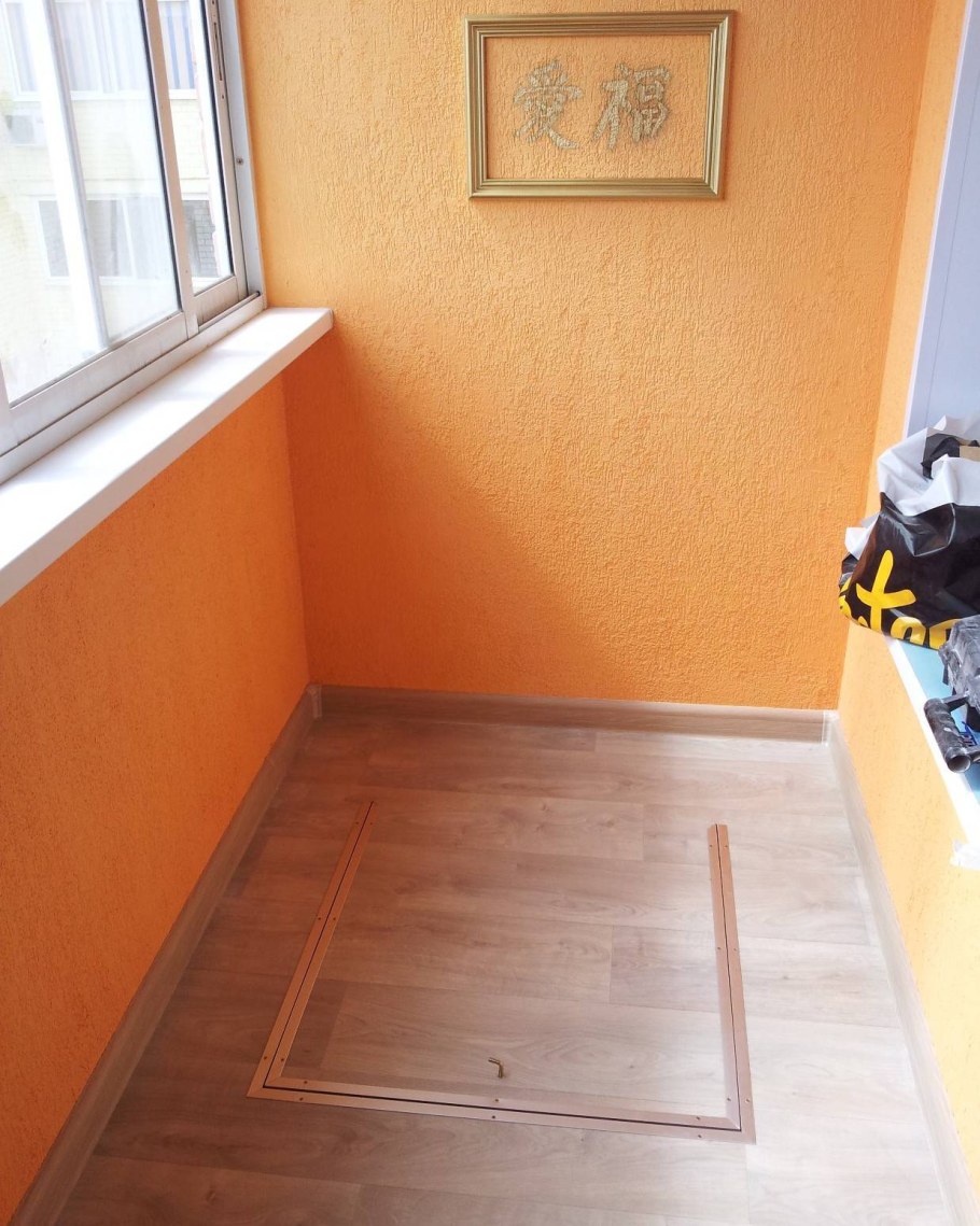 Отделка лоджии декоративным камнем