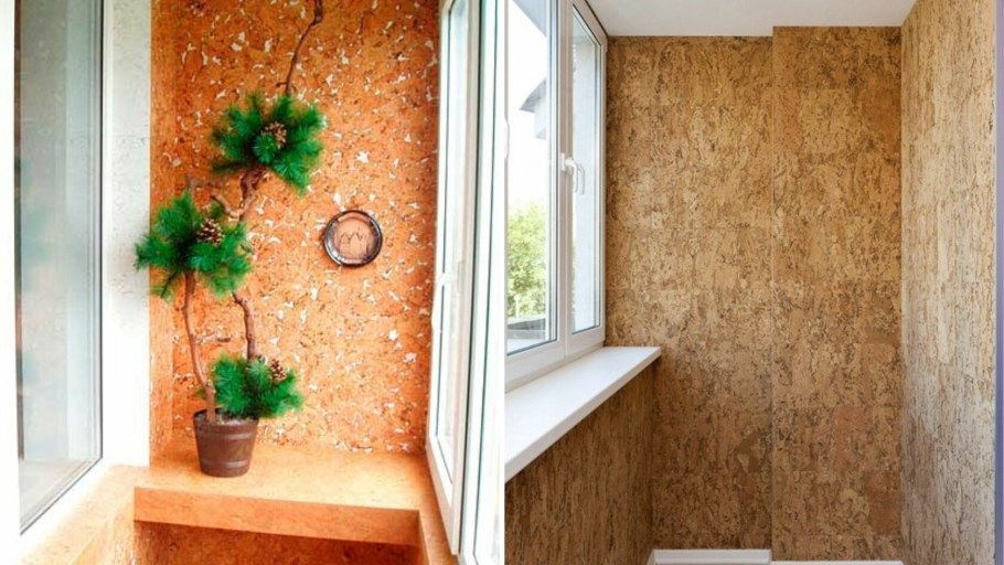 Декоративная отделка балкона