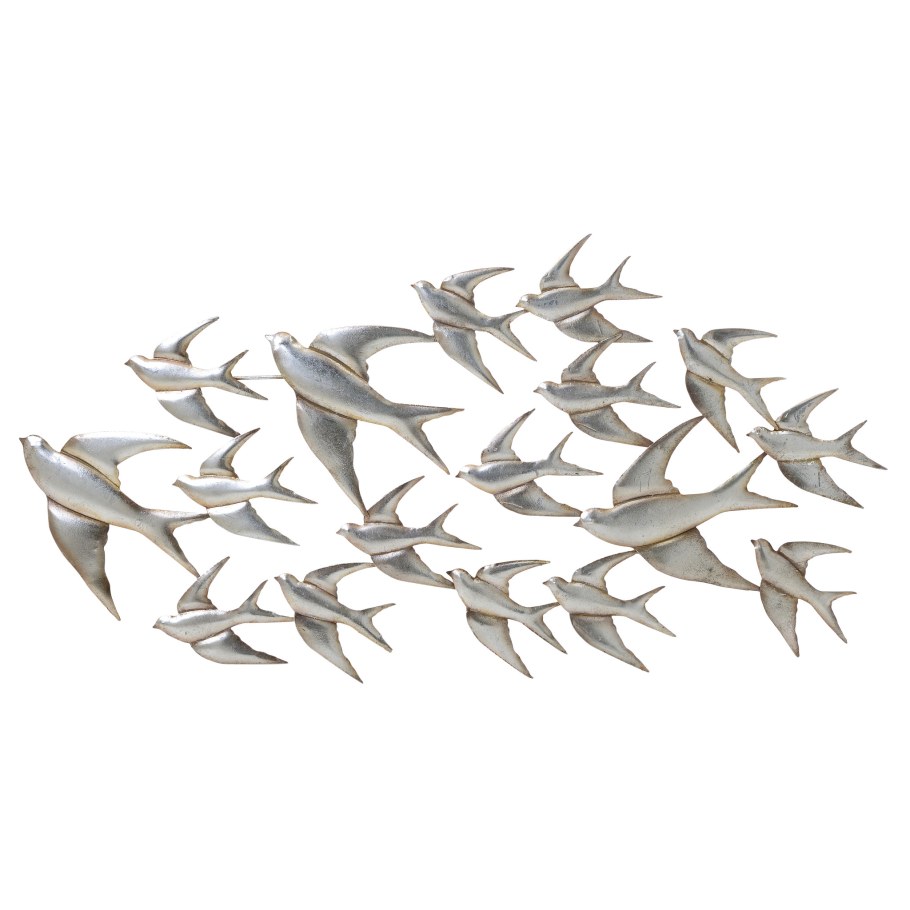 Настенный декор из металла птицы