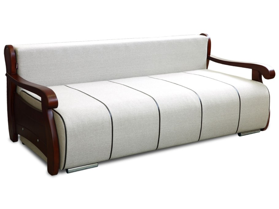 Диван Корнет тройка с деревянными подлокотниками