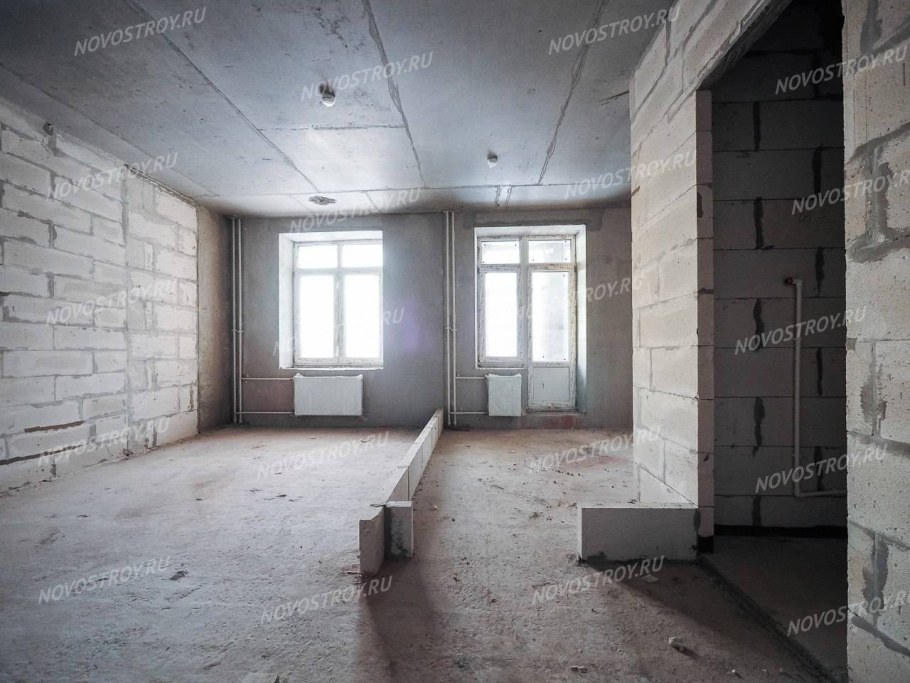 Вид квартиры без отделки внутри