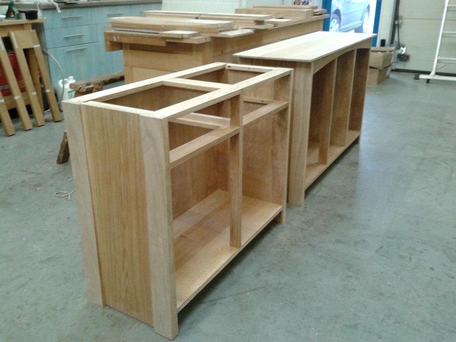 Кухонная тумба из мебельного щита