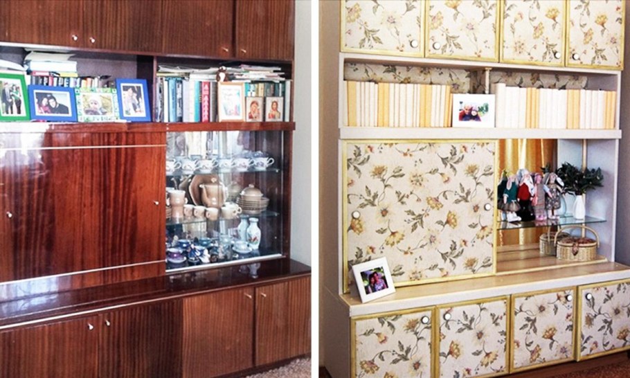 Советская стенка Вега перекраска