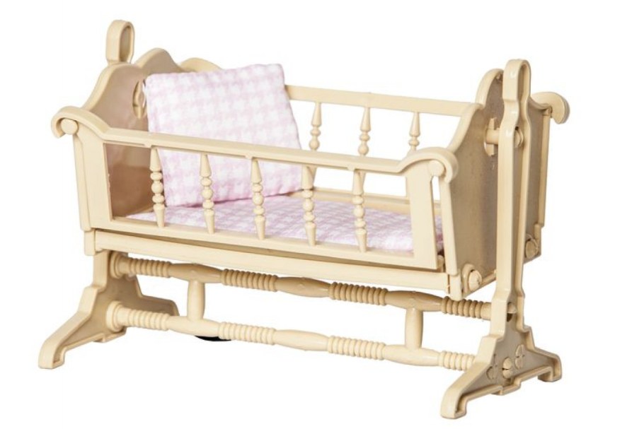 Мебель для кукол огонек колыбель коллекция с-1295