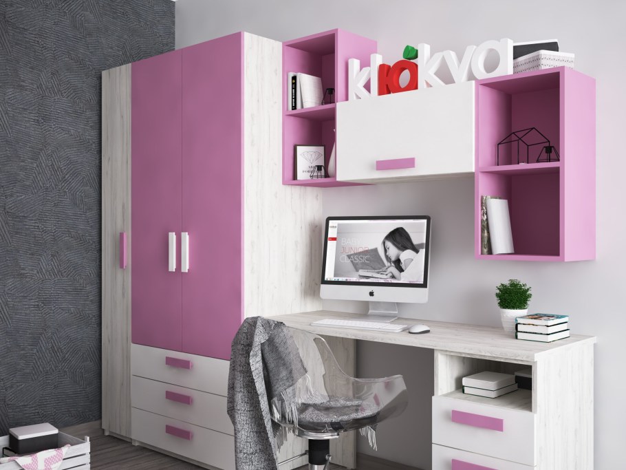 Стол Джуниор клюква