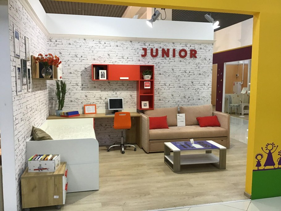 Мебель клюква Континент секция