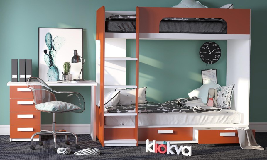 Мебель клюква вельвет модули