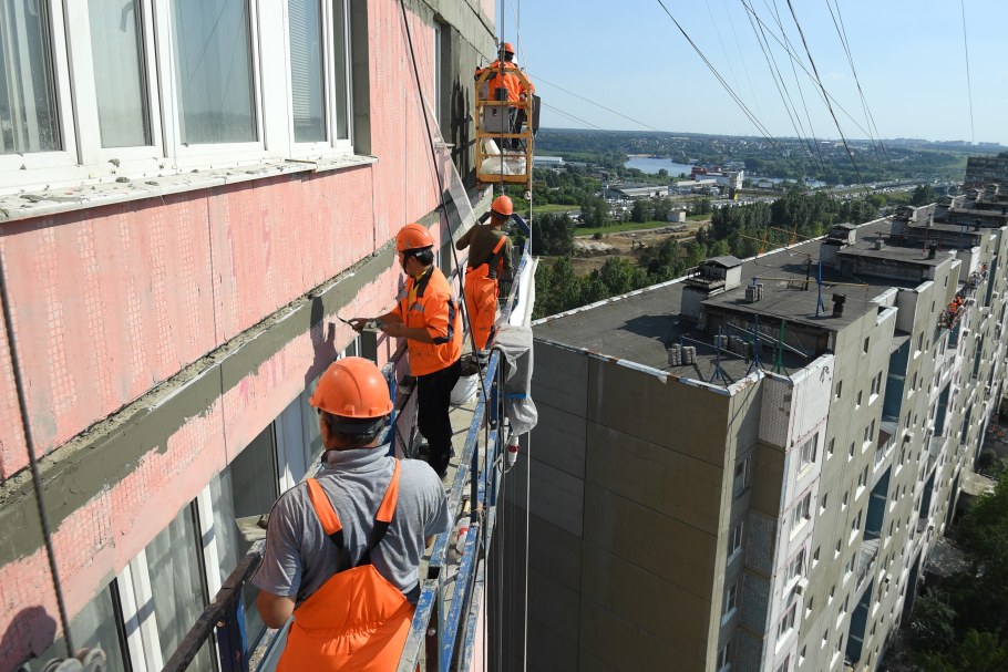 Ремонт фасада дома