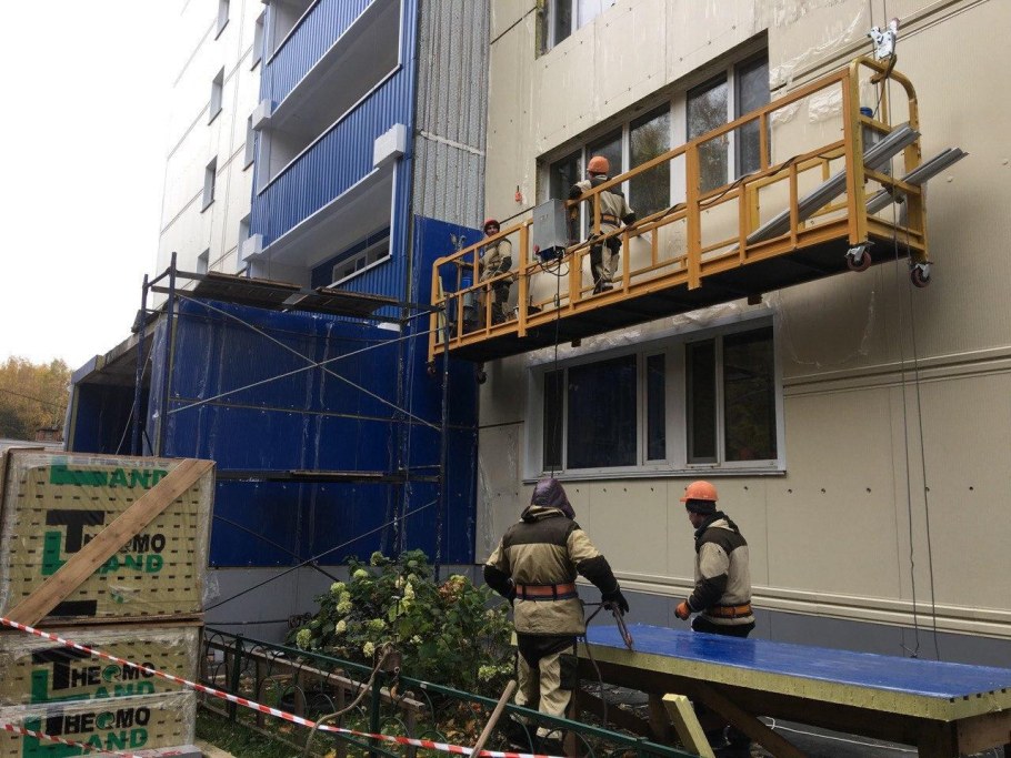 Реконструкция фасада здания