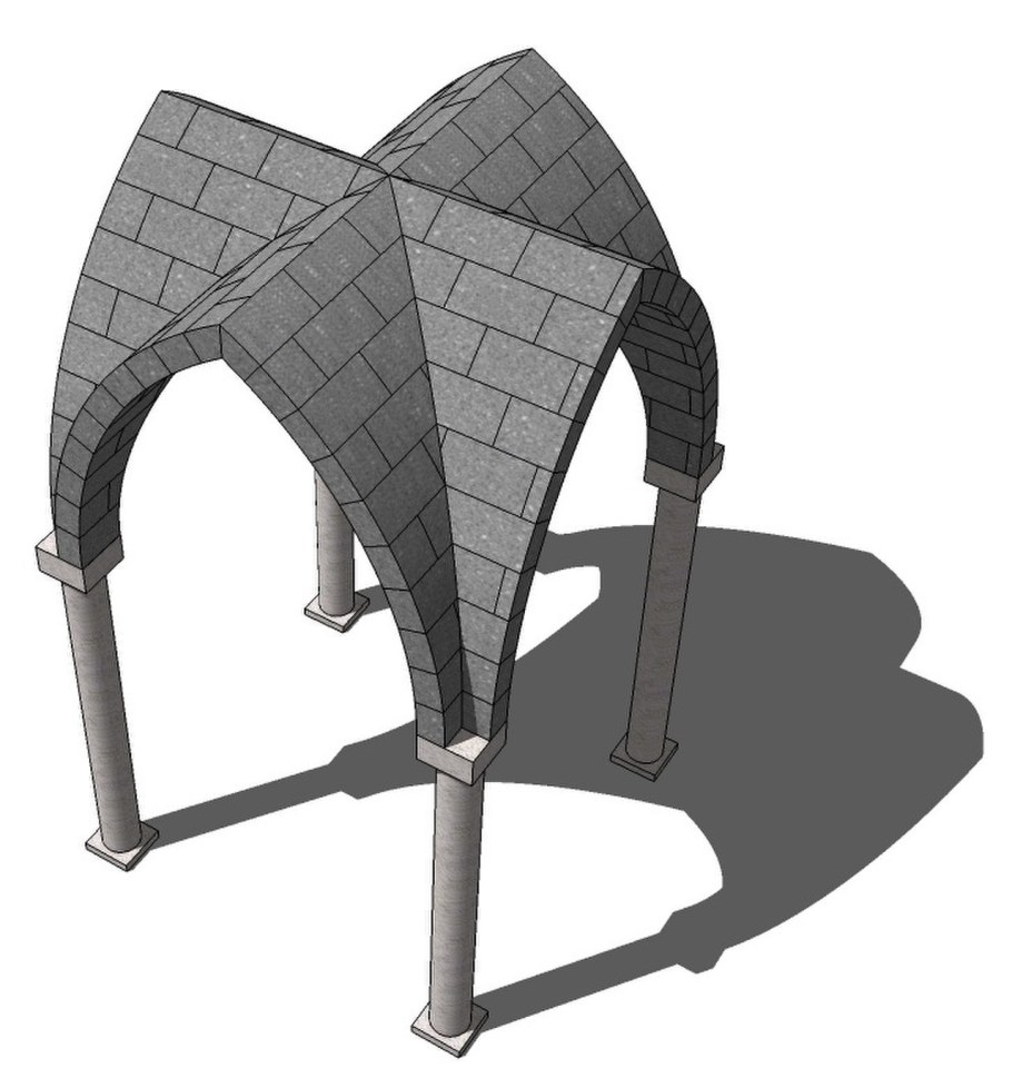 Романский крестовый свод