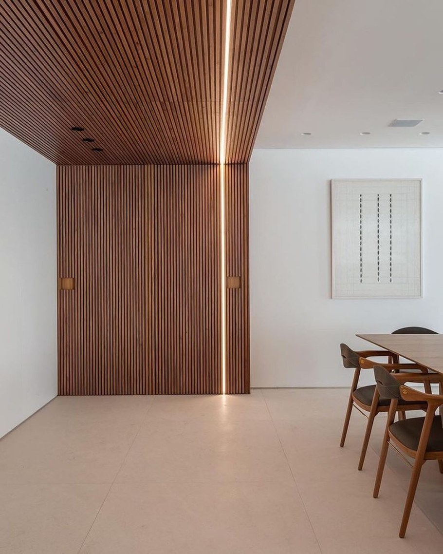 Шпонированные панели Topperfo Micro Ulme Stone Edition Acoustic Wood Panel