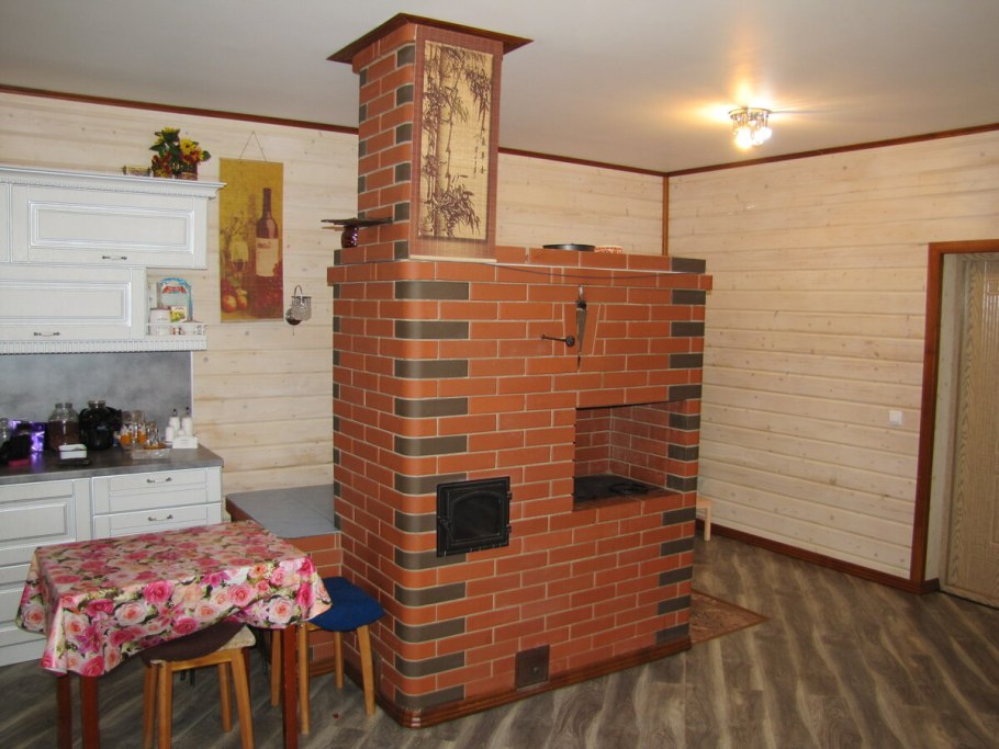 Печь отопительная дровяная голландка