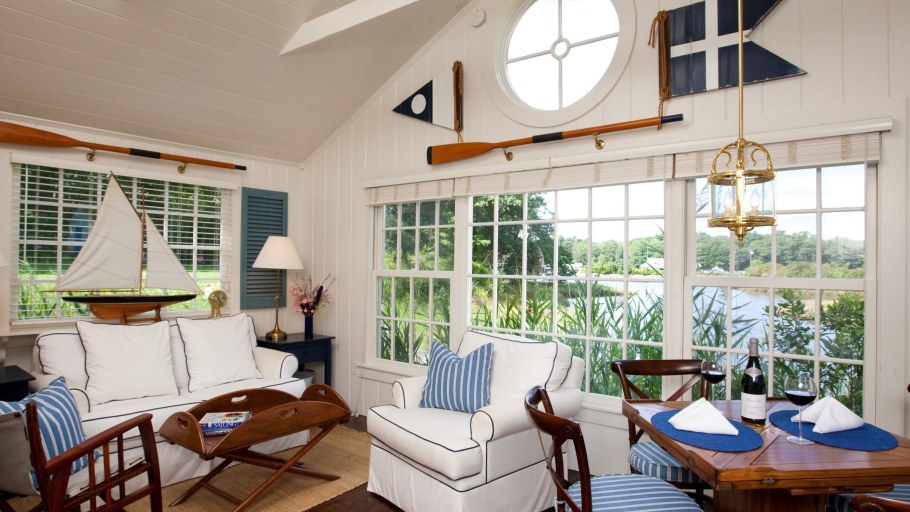 Веранда в морском стиле