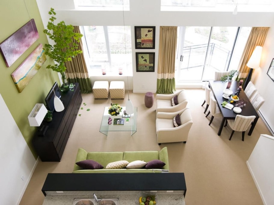 Зона отдыха в гостиной