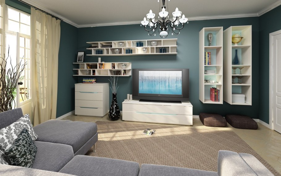 Расставить мебель в гостиной