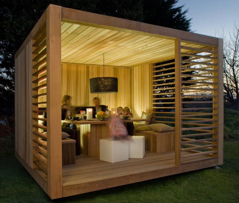 Беседка брусовая Gazebos