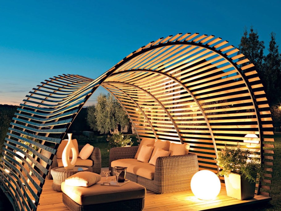 Дизайнерские беседки