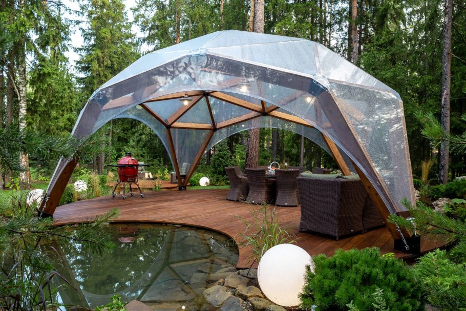 Беседка каркас 1скат Дубрава