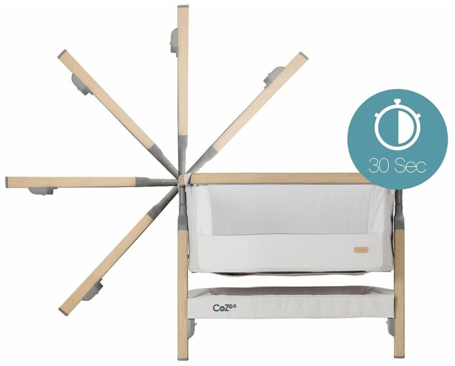 Колыбель tutti bambini Cozee с колесами