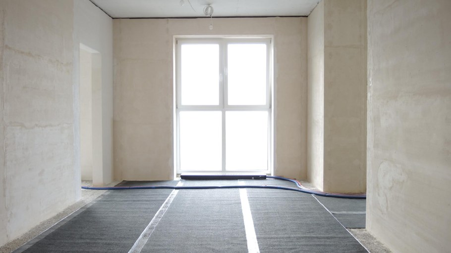 Монолитный дом внутри