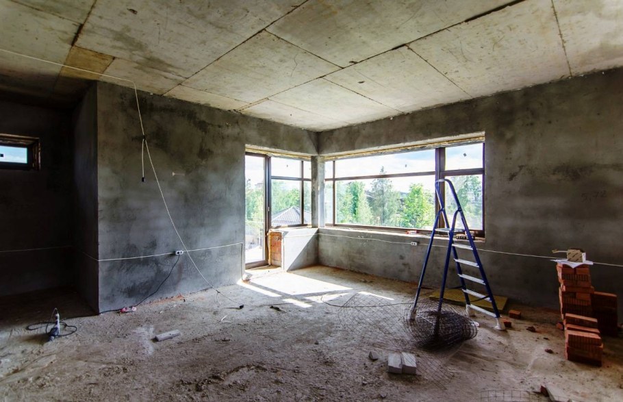 Новостройка без отделки