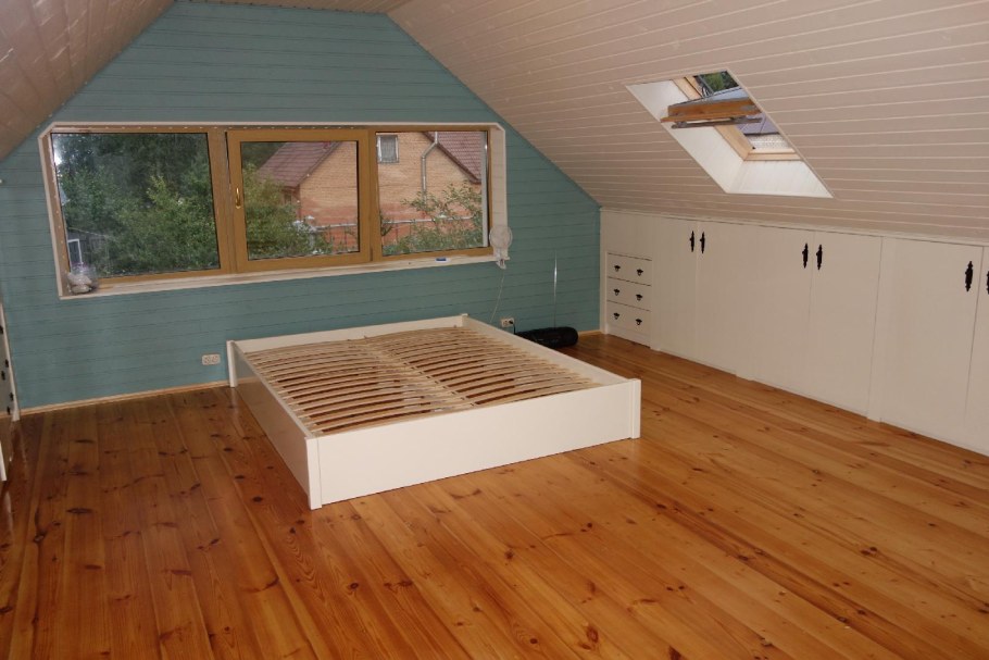 Интерьер мансарды