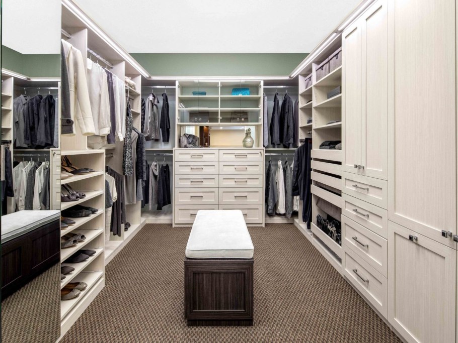 Гардеробная комната план