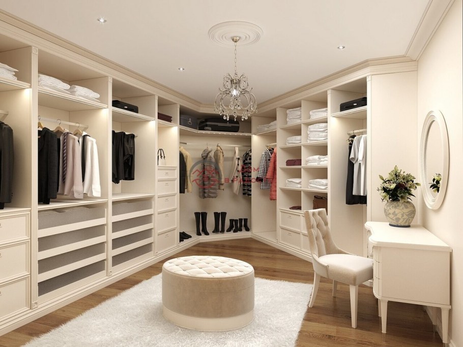 Гардеробные системы г образные