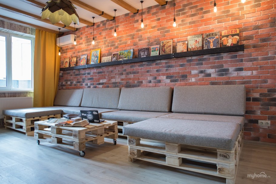 Диван и столик из паллет