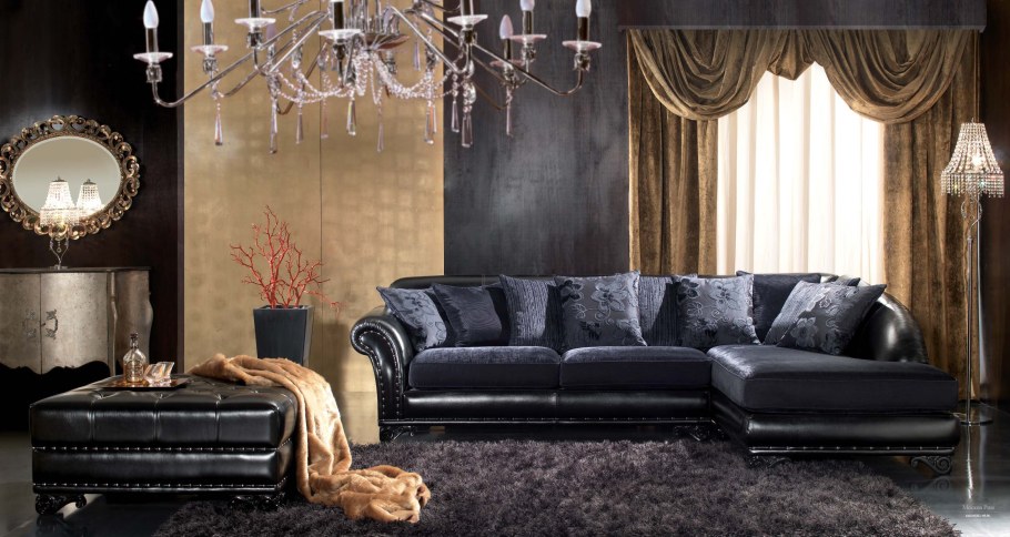 Прямой диван Милтон, бежевый {32852}