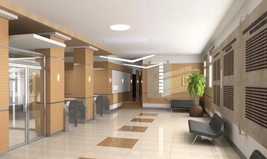 Интерьер общественного помещения