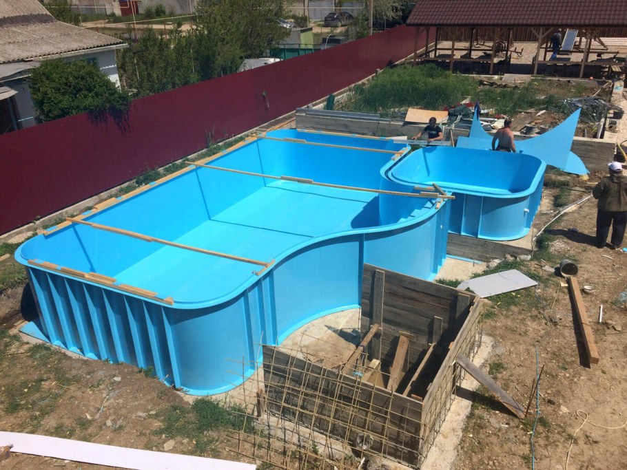Полипропиленовые бассейны 2000х4000