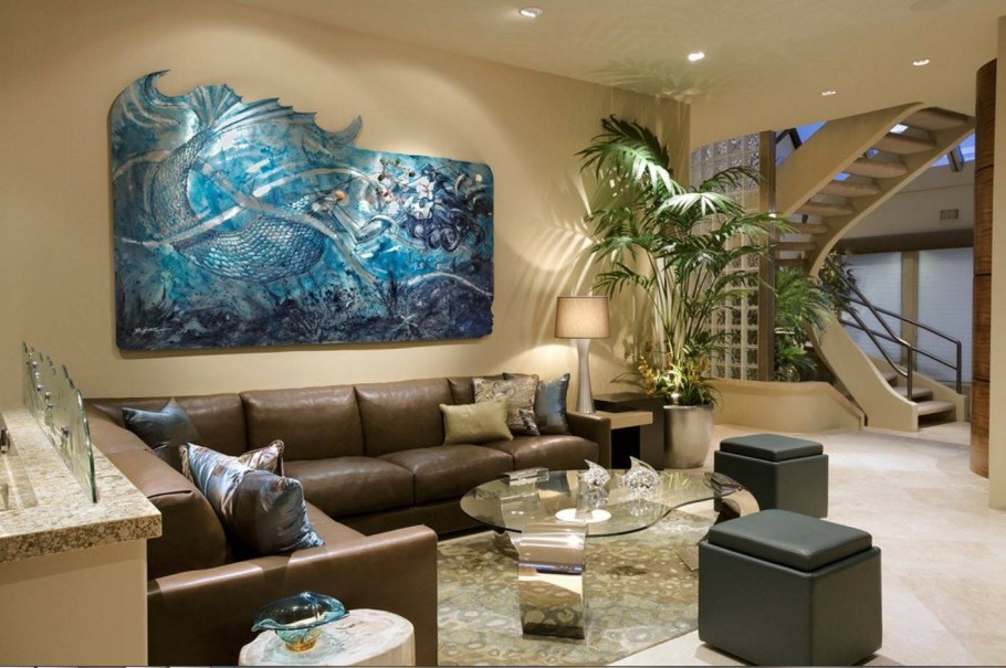 Украшение стен картинами