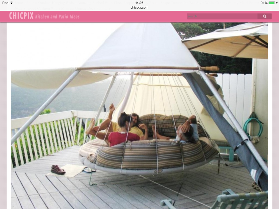 Кровать качели