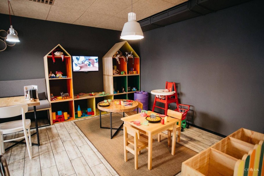 Детский уголок в кафе