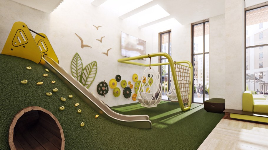 Лучшие детские зоны в жилых комплексах