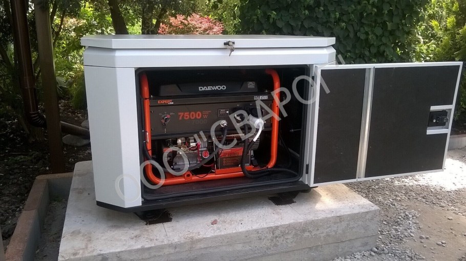 Кожух для генератора Daewoo GDA 8500 E