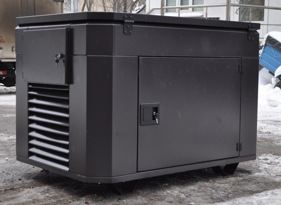 Всепогодный шумозащитный кожух для генератора sb1200