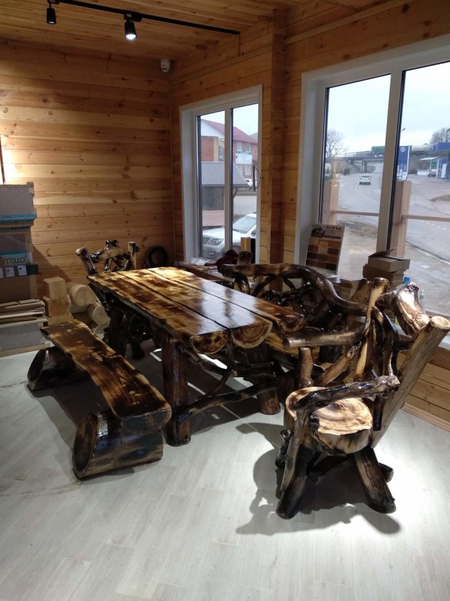 Мебель из топляка лофт