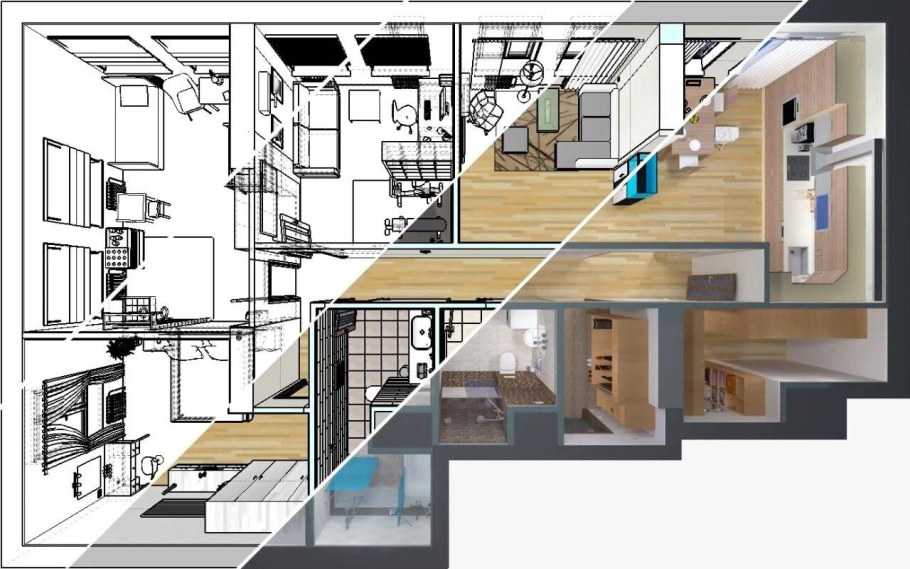 Многоуровневые потолки классика