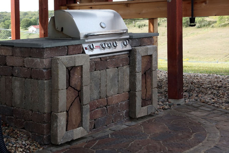 Уличная печь плита