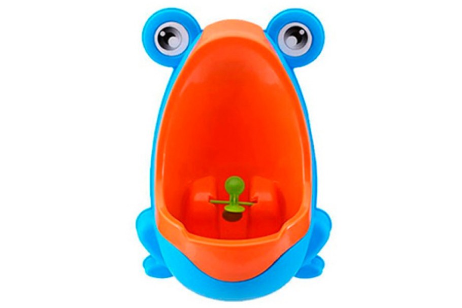 Писсуар для мальчиков "лягушка с прицелом" (синий)