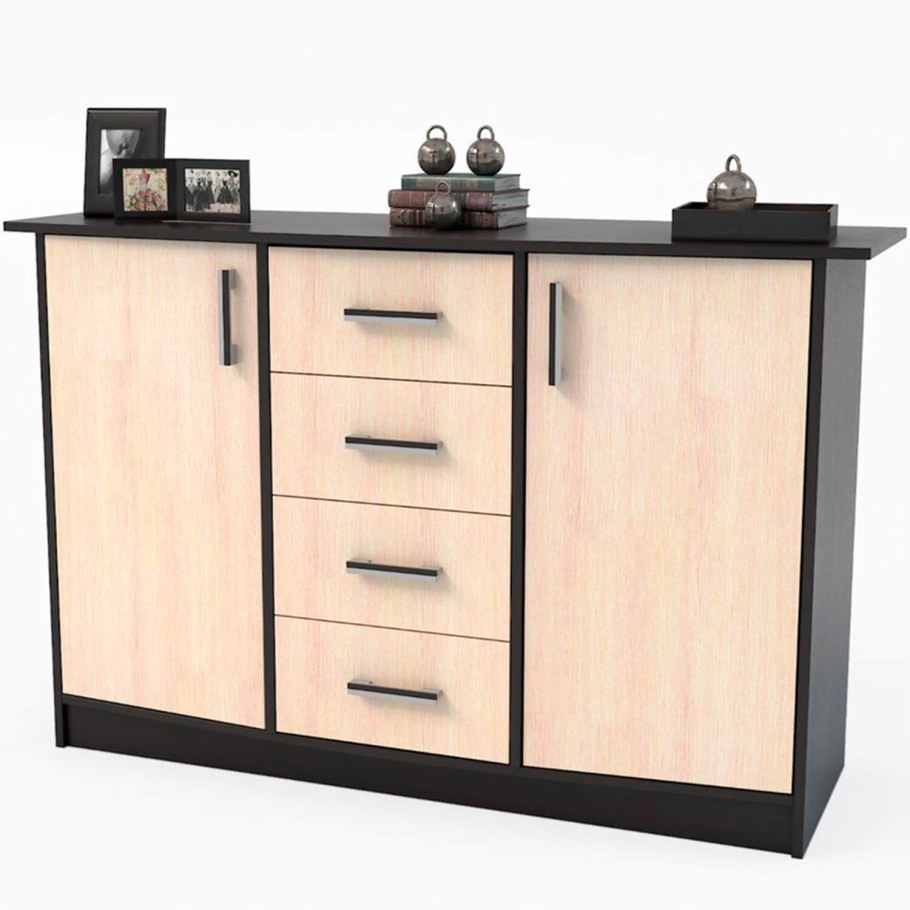 Комод к11 венге дуб молочный Авалон