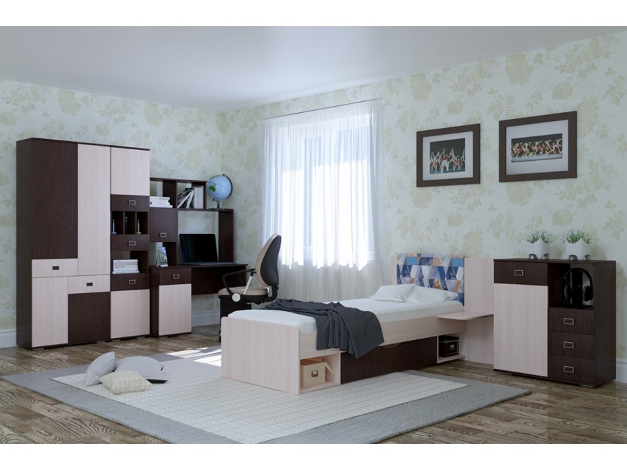 Комод мастер Финк-63 узкий (дуб молочный)