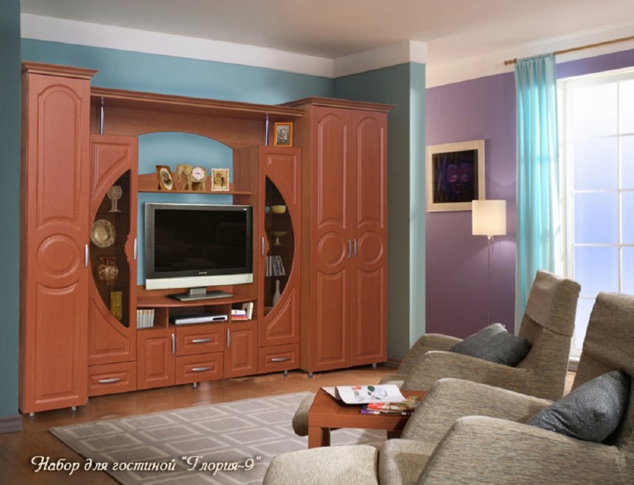 Советская стенка Шатура мебель