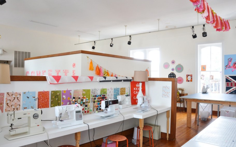 Швейная мастерская интерьер